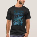 Recherche de grand requin blanc tshirts Animal