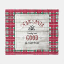 Recherche de vintage santa blankets Family