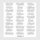 Recherche de 30 autocollants Noms d'invités