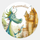 Recherche de imaginaire de dragon autocollants Château