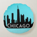 Recherche de chicago il coussins Skyline