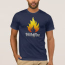 Recherche de le feu de forêt tshirts Flamme