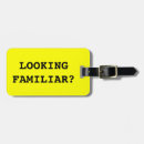 Recherche de familier bagages étiquettes Drôle