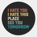 Suche nach ich hasse aufkleber Witz