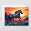 Recherche de cheval abstrait cartes postales Chevaux