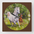 Recherche de cheval de course horloges Chevaux