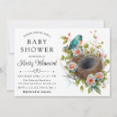 Recherche de spring baby shower invitations Oiseau