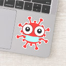 Suche nach gesichtsmaske aufkleber Virus