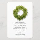 Recherche de vert de noël invitations Minimaliste