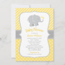 Recherche de jaune gris invitations Éléphant
