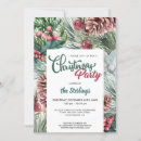 Recherche de rouge vert noël invitations Aquarelle