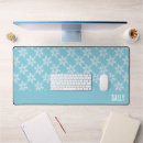 Recherche de motif glace tapis souris Blanc