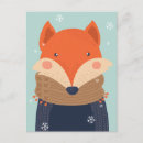 Suche nach fuchs illustration postkarten Weihnachten
