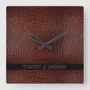 Recherche de faux cuir horloges Masculin