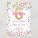 Recherche de confettis colorés invitations Arc en ciel