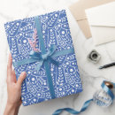 Recherche de dessin feuille papier cadeau Bleu