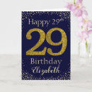 Suche nach 29 geburtstag karten Gold