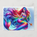Recherche de nymphe cartes postales Sirène