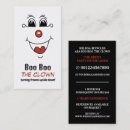 Suche nach lustiger clown visitenkarten Party