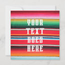 Recherche de serape invitations Mexique