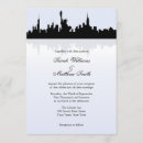 Recherche de horizon de new york invitations Noir