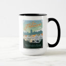 Recherche de carte vintage tasses Californie