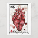 Recherche de coeur anatomique cartes postales Amour