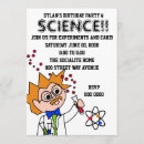 Recherche de scientifique invitations Tubes d'essai