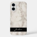 Recherche de marbre blanc iphone coques Élégant