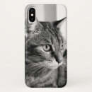 Recherche de chaton noir et blanc iphone coques Tabby