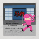 Suche nach ninja geburtstag einladungen Kampfkunst