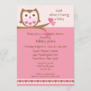 Recherche de owl baby shower invitations Animal