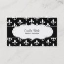 Recherche de fleur de lis cartes visite Noir et blanc