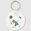 Recherche de badminton porteclés Athlète