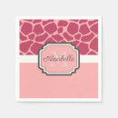 Recherche de girafe rose serviettes Mignon