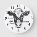 Recherche de vache drôle horloges Idiot