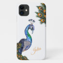 Recherche de plumes paon iphone coques Blanc