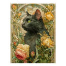 Suche nach art nouveau poster Katze