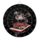 Recherche de pompier jeux de fléchettes Feu