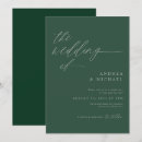 Recherche de monochrome mariage invitations Minimaliste