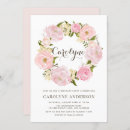 Recherche de blush pink anniversaire invitations Botanique