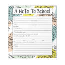 Suche nach entschuldigungen notizblock Lehrer