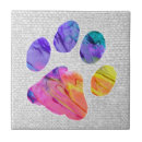 Recherche de patte carreaux Empreinte de patte