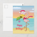 Recherche de flamant de noël cartes postales Drôle