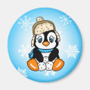 Recherche de boule neige magnets Pingouin