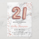Recherche de rose gold balloons invitations Pour elle