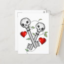 Recherche de squelette halloween cartes postales Amour