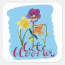 Recherche de fleurs de pensée autocollants Été