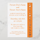 Recherche de leaves invitations Orange