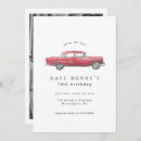 Recherche de voiture rouge classique invitations Pour lui